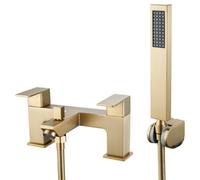 G-Rad Luxury Windon Bathroom Bath Filler Shower Mixer Tap - Gold