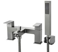 G-Rad Luxury Windon Bathroom Bath Filler Shower Mixer Tap - Gun Metal