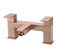 G-Rad Luxury Windon Bathroom Bath Mixer Filler Tap - Polished Copper