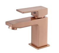 G-Rad Luxury Windon Mono Bathroom Basin Sink Mixer Tap - Polished Copper