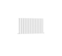 G-Rad White Horizontal Oval Aluminium Double Column Radiator - 600x1255mm