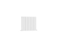 G-Rad White Horizontal Oval Aluminium Double Column Radiator - 600x805mm