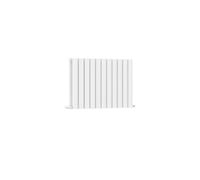 G-Rad White Horizontal Oval Aluminium Double Column Radiator - 600x985mm