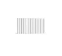 G-Rad White Oval Aluminium Horizontal Double Column Radiator - 450 X 985mm
