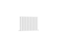G-Rad White Oval Aluminium Horizontal Double Column Radiator - 600 X 985mm