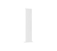G-Rad White Single Column Flat Vertical Aluminium Radiator - (H) 1800 x (W) 440mm - Modern Streamlined High-Output Heavy Duty for Home Décor Living Room Kitchen Dining Bedroom Heating
