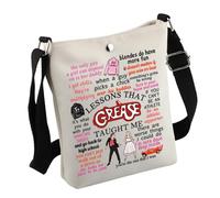 G-rease Musical Encouragement Quote Crossbody Bag G-rease Merch For G-rease Musical Fans (LessonsGrea)