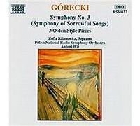 G?RECKI: SYMPHONY NO 3 / KILANOWISZ, WIT, POLISH NRSO NEW CD