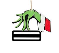 G-rinch Christmas Decorations Hanging Decorations 2D Acrylic Cute Thief Monster Pendant Decor Suitable for Christmas Trees,Wall,Door,Winter Holiday Party Supplies