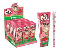 G-Rollz Ape Pre-Rolled Cones, King Size Rolling Papers, Pop Activated Flavoured Tips 24 Retail Box (72 Cones) (Strawberry Swing)