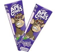 G-Rollz King Size Pre-Formed Rolling Paper Cones - Pop-Activated Flavoured Papers with Filter Tips, 24 Box (72 Cones Total) (Paper Cones - BoredPaper Cones - Bored Grape Grape)