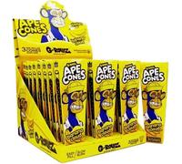 G-Rollz King Size Pre-Formed Rolling Paper Cones - Pop-Activated Flavoured Papers with Filter Tips, 24 Box (72 Cones Total) (Banana Cloud)