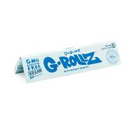 G-Rollz King Size Slim Papers - Lightly Dyed Blue Rolling Papers for Smooth Rolling Experience (50 Pack - Box)