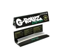 G-Rollz King's Choice King Size Wide Rolling Papers, Natural Plant-Based Fibers, 50 Leaves, White (5 x Booklets)