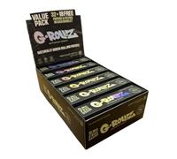G-Rollz - Medicago Sativa Extra Thin Papers, Filters & Wooden Poker VALUE PACK (Box of 24 Booklets) (32 + 18 Free Papers & Filters in Each Booklet) Naturally Green Rolling Papers