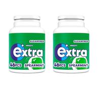 G SALES buy Extra Chewing Gum (2, Wrigley's Extra Spearmint Sugar Free Chewing Gum 46 Pieces 64g)