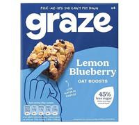 G Sales Bye (Graze Lemon Blueberry Oat Boosts Flapjack Snack 4x30G)