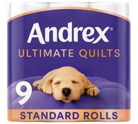 G Sales Bye Toilet Paper (Andrex Supreme Quilts Toilet Tissue 9 Rolls - Toilet Rolls 9)