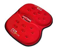G Seat LITE Travel Gel Foam Cushion | Back Pain, Sciatica, Pressure Relief | Relieves Tailbone Discomfort, Promote Healthy Posture | Ergonomic Comfort | Car, Commute, Airplane and Travel - Red