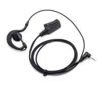 G-shape Earpiece Ear piece with PTT microphone and clothing clip