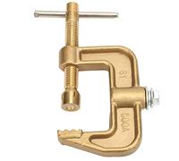 G Shape Ground Welding Earth Clamp Earth Clamp G-Shape Welding Grounding Clamp Brass Earthing Clamp Electrode Holder Welding Earth Terminal G Shape Earth Clamp 500A Brass