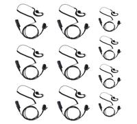 G Shape Headset Compatible with Motorola XPR3500 XPR3500e XPR3300 XPR3300e 10Pack