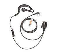 G Shape Radio Earpiece Compatible with ICOM Portable IC-V8 V80 V80E V82 V85 F4026 F3G F4G F11 F11S F14 F14S F21 F21S F24 F24S 2-Pin Walkie Talkie FBI Headset