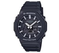 G-Shock Casio GA-2100 Series Analog-Digital Black Resin Watch 48.5mm - GA2100-1A, Black, Retro, Modern