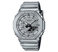 Casio Silver Mens Analogue-Digital Watch G-shock G-steel GM-2100YM-8AER