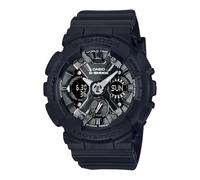G-Shock Casio GMAS120MF-1A Women's Analog Digital Alarm Chronograph Black Dial Black Watch