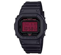 G-Shock DW-5600BBR-1ER Origin 5600 Series Red Display Black Strap Watch