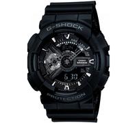 Casio Gents 51.00mm Quartz Watch with Black Analogue - Digital dial and Black Plastic/Resin Strap Strap GA-110-1BER