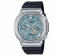G-Shock GBM-2100A-1A2ER G-Steel 2100 Series Blue Octagonal Dial Black Strap Bluetooth Solar Watch