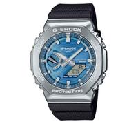 G-Shock GBM-2100A-2BER G-Steel 2100 Series Blue Octagonal Dial Black Strap Bluetooth Solar Watch