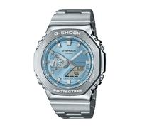 G-Shock GM-2110D-2AER Sky Blue Dial & Stainless Steel Watch