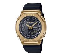 G-Shock Watch - Gold/Black, Casio Watch Women, 200 M. Water Resistance, Polished Metal, Simple Design, 3 Year Battery