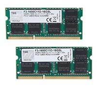 G.SKILL 16GB (2 x 8G) 204-Pin DDR3 SO-DIMM 1600 (PC3 12800) Laptop Memory Model F3-1600C11D-16GSL