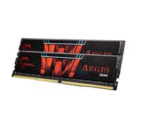 G.SKILL 16GB (2 x 8GB) Aegis DDR4 2400MHZ (PC4-19200) For Intel Z170 Platform And Intel X99 Platform Desktop Memory Model F4-2400C15D-16GIS