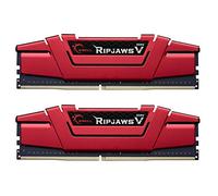 G.SKILL 16GB DDR4 PC4-24000 3000MHz Ripjaws V Red CL16 Dual Channel kit (2x8GB) 1.35V
