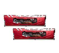 G.SKILL F4-2400C16D-32GFXR 32 GB (16 GB x 2) Flare X Series DDR4 2400 MHz PC4-19200 CL16 Dual Channel Memory Kit - Red
