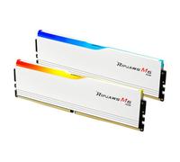 G.SKILL Ripjaws M5 RGB Series DDR5 RAM (Intel XMP 3.0) 64GB (2x32GB) 6400MT/s CL32-39-39-102 1.40V Desktop Computer Memory U-DIMM - Matte White (F5-6400J3239G32GX2-RM5RW)