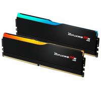 G.SKILL Ripjaws M5 RGB Series DDR5 RAM (Intel XMP 3.0) 96GB (2x48GB) 6400MT/s CL32-39-39-102 1.35V Desktop Computer Memory U-DIMM - Matte Black (F5-6400J3239F48GX2-RM5RK)