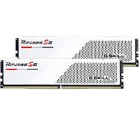 G.SKILL Ripjaws S5 Series (Intel XMP 3.0) DDR5 RAM 64GB (2x32GB) 5600MT/s CL36-36-36-89 1.25V Desktop Computer Memory UDIMM - Matte White (F5-5600J3636D32GA2-RS5W)