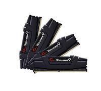 G.SKILL RipjawsV Series DDR4 RAM (XMP) 128GB (4x32GB) 3600MT/s CL18-22-22-42 1.35V Intel AMD Desktop Computer Memory U-DIMM - Black (F4-3600C18Q-128GVK)