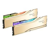 G.SKILL Trident Z5 Royal Series (Intel XMP 3.0) DDR5 RAM 32GB (2x16GB) 6400MT/s CL30-39-39-102 1.40V Desktop Computer Memory UDIMM - Gold (F5-6400J3039G16GX2-TR5G)
