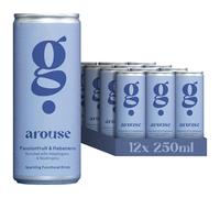 G Spot Arouse, Passionfruit & Habanero,Pack of 12 x 250ml, Sparkling Soft Drink boosted with Butterfly Pea, L-Arginine, L-Citrulline and Vitamin B6, Low Calorie, Vegan, Caffiene Free, Natural Flavours