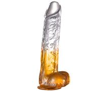 G Spot Realistic Jelly Dildo with Strong Suction Cup Flexible Penis Harness Compatible Anal Adult Sex Toys for Women