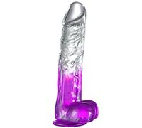 G Spot Realistic Jelly Dildo with Strong Suction Cup Flexible Penis Harness Compatible Anal Adult Sex Toys for Women