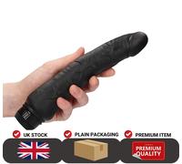 G-Spot Realistic Penis Vibrator Mind-Blowing Strong Multispeed Vibrations Black