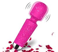 G Spot Vibrator for Women - Powerful Electric Personal Wand Massager, Dildo - Waterproof, Quiet, Wireless - 20 Vibration Modes & 8 Speeds Clitoral Stimulator - Adult Female Sex Toy Massage (Pink)